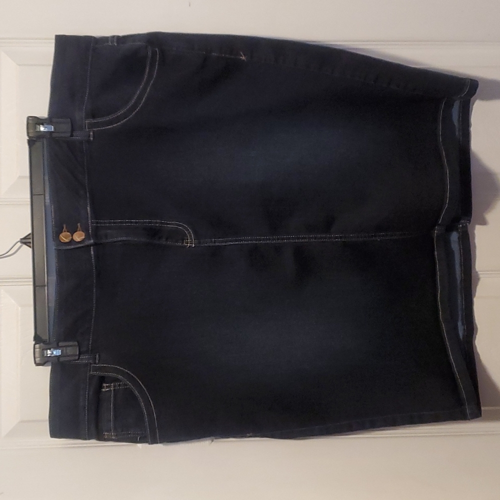 Lane Bryant blue jean skirt